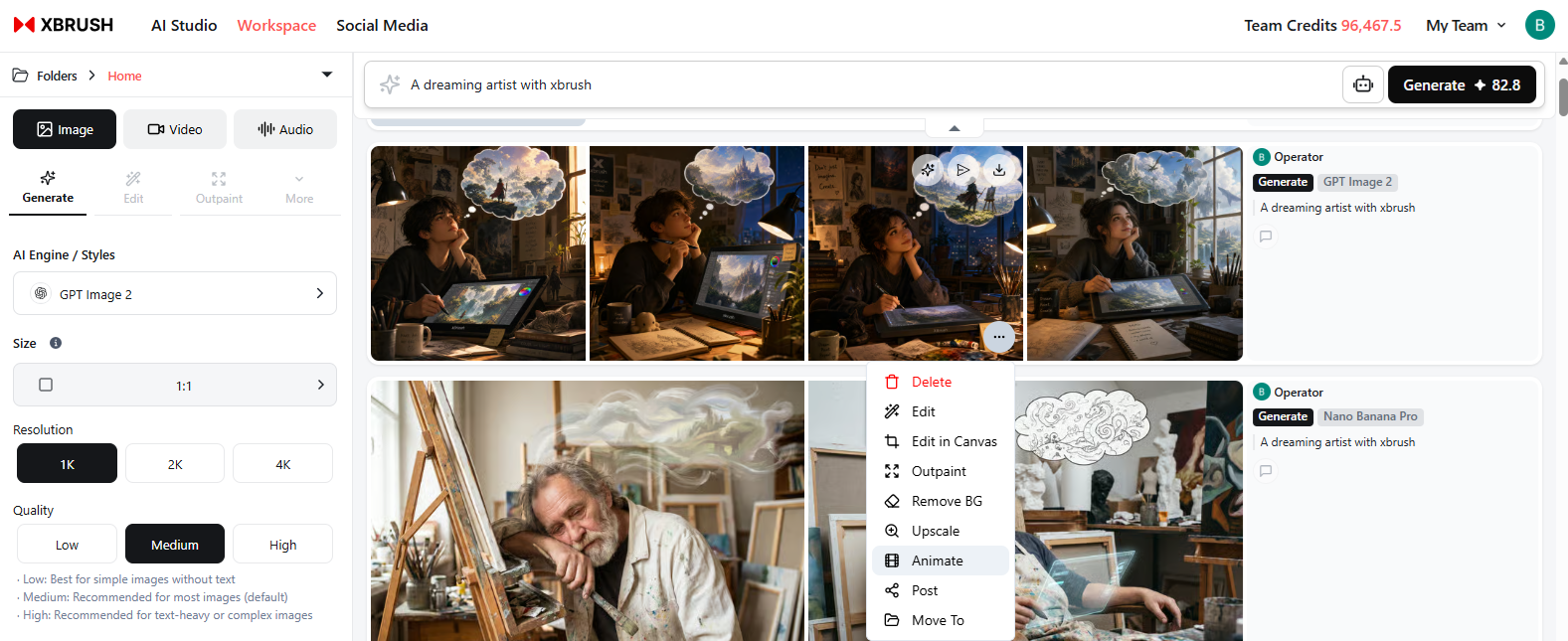 Select an image: drag and drop