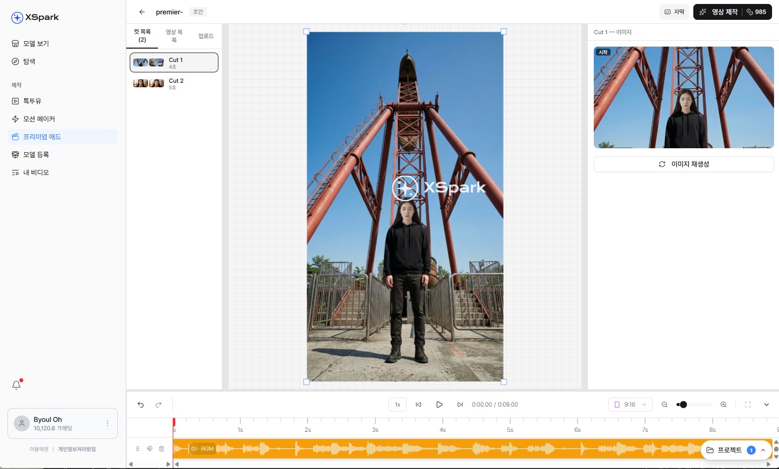 Premium Ad timeline editor
