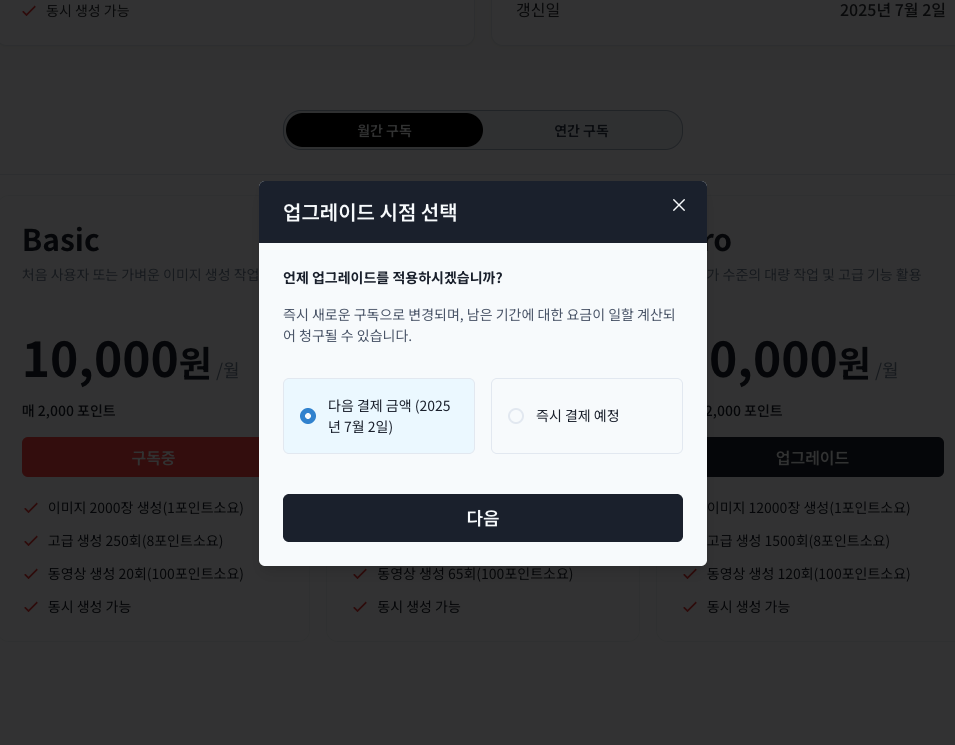 결제 내역